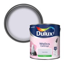 Image of Dulux Paint Violet White Matt or Silk Emulsion Various Finishes 2.5 Litres