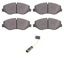 Image of Mercedes-Benz Genuine Front Brake Pads With Wear Sensor Fits Vito 447 2015-On