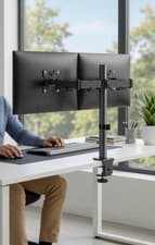Image of HUANUO HNCM25 Dual Monitor Arm Desk Mount