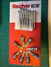 Image of Fischer Self Drill Plasterboard Fixing Metal 50mm 8 Packs (As Photo)