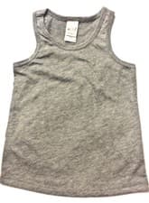 Image of Kavio Infant 6M Jersey Racerback Tank Top Dark Heather Gray SOFT Screenprintable