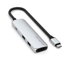 Image of Satechi Hub USB-C Slim Multiport 4-in-1 4K Power Delivery 100W, Silver