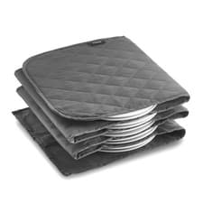 Image of Electric Plate Warmer 12 Plate Dinner Heater 200W Folding Compact Grey 75°C Max
