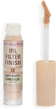 Image of Makeup Revolution IRL Filter Finish Concealer, Medium to Full Coverage, Matte Fi