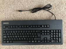 Image of Cherry Keyboard. Model Number G80-3000LSCGB-2 /01. New, Unboxed but never used.