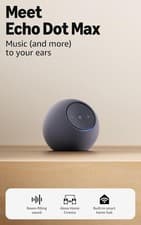 Image of Echo Dot Max - Alexa Speaker with room-filling sound & Home Hub - Black