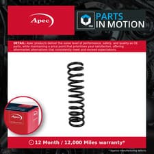 Image of 2x Coil Springs (Pair Set) fits MERCEDES 190 W201 2.0 Front 82 to 93 Suspension