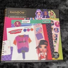 Image of Rainbow High Fashion Design Art Pad Children's Drawing Sketchbook with Stickers