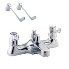 Image of Deva DLV106  6" Lever Action Bath Shower Mixer WRAS Approved