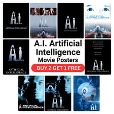 Image of A.I. Artificial Intelligence (2001) Movie Poster – A1, A2, A3, A4 – Premium Art