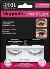 Image of ARDELL MAGNETIC LASH & LINER FALSE EYE LASH KIT REUSABLE WATERPROOF - BLACK 110