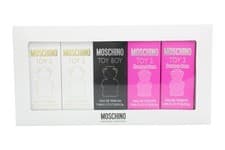 Image of Moschino Toy Miniature Gift Set 2 x 5ml Toy 2 EDP + 5ml Toy Boy EDP + 2 x 5ml To