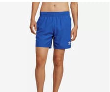 Image of ADIDAS ORIGINALS SOLID SWIM SHORTS  BLUE  BNWT SIZE S,M,L,XL  RRP £35
