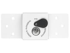 Image of Abus Mechanical 141/200 Diskus Integral Van Lock White & 26/70mm