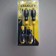 Image of Stanley 4-Piece Screwdriver Set Cushion Grip STHTO-62145 – Free UK Delivery