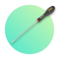 Image of Stanley STA065093 FatMax Screwdriver Parallel 4mm x 150mm tyzacktools