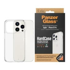 Image of PanzerGlass iPhone 15 Pro HardCase Transparent D3O Shockproof Anti-yellowing