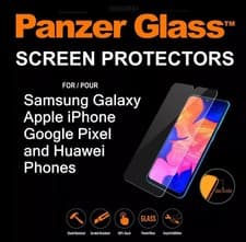 Image of PanzerGlass Tempered Glass Screen Protector iPhone Samsung Pixel Huawei Fast P&P