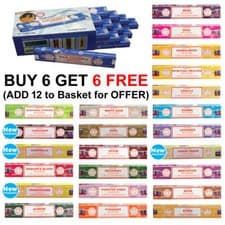 Image of SATYA INCENSE STICKS Nag Champa 15g Packs Mix Match Scents Original Joss Insence