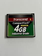 Image of Transcend TS4GCF200I 4GB Industrial Grade Compact Flash CF Card 220X CF200I SLC