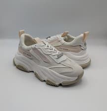 Image of Steve Madden Women's Possession Chunky Trainers - white / Grey Size UK 3 new