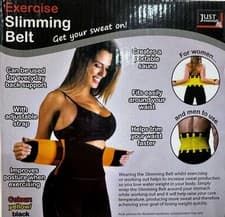 Image of Waist Trainer Trimmer Sweat Belt Slim Body Shaper Sauna GYM Shapewear UK