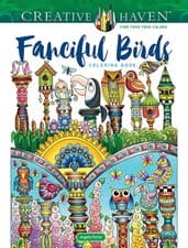 Image of Creative Haven Fanciful Birds Coloring Book - 9780486850405