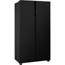 Image of Russell Hobbs RH90AFF201B 91cm American Fridge Freezer Black E Rated