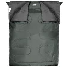 Image of Trespass Catnap 3 Season Double Sleeping Bag Camping Travel 180cm x 140cm