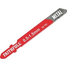Image of Faithfull T118G Metal Cutting Jigsaw Blades Pack of 5