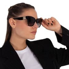 Image of Dolce and Gabbana Grey Gradient Butterfly Ladies Sunglasses DG4470 501/8G 54