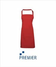 Image of Premier Waterproof Bib Apron (PR115) - Restaurant Waiting Salon Cooking Workwear