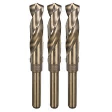 Image of 3pcs 47/64" Twist Drill Bits, M35 Cobalt High-Speed Steel Drill Bit for Metal