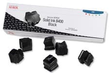 Image of Genuine Xerox 108R00608 Solid Ink 8400 Black Pack of 6 A- Vat Inc