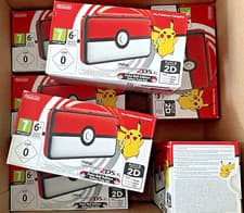Image of NEW NINTENDO 2DS XL POKEMON POKE BALL EDITION CONSOLE *BRAND NEW BOXED* RARE!!
