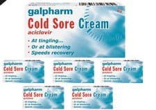 Image of Galpharm Cold Sore Cream Protective Lip Care Smooth Application 2g Pack of 6