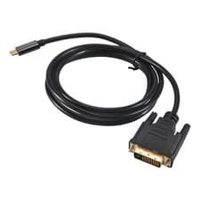 Image of USB TYPE C to DVI Cable USB Type C to DVI 24+1 Adapter 4K 30Hz (6FT/1.8M)5556