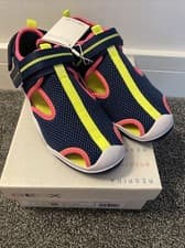 Image of GEOX J Wader Navy/Fuchsia Girls Water Sandals Size UK 1