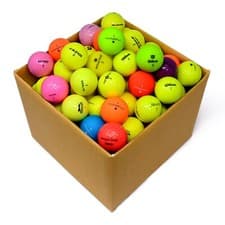 Image of 100 Mixed Brand Golf Balls Pearl Grade A Coloured Optic Distance Lake Balls Pack