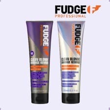 Image of Fudge Clean Blonde Damage Rewind Violet Toning Shampoo & Conditioner 250ml