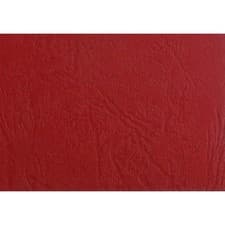 Image of GBC CE040031 A4 Leather Grain Binding Covers 250gsm - Red
