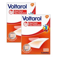 Image of 2x Voltrol Heat Patches Back & Shoulder Pain Relief - Non Medicated EXPIRY 04/26