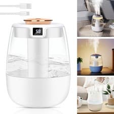 Image of USB 1.3L Humidifier Dual Nozzle Low Noise With Transparent Water Tank