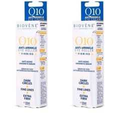 Image of 2 X Biovene Anti Wrinkle Eye Roll On Anti Aging Dark Circle Fine Lines 15ml