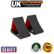 Image of Sealey Folding Wheel Chocks Pair WCF01