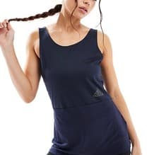 Image of BNWT Dark Navy ADIDAS Aeroready You For You Fitness Vest Tank Top L 16/18
