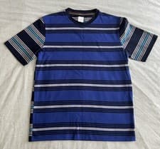 Image of Paul Smith Men’s Mainline Stripe T-shirt in Blue Size M BNWT