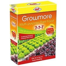 Image of Doff Growmore Plant Feed Multi Purpose 7-7-7 Plant Food 1kg