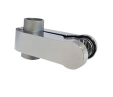Image of Aqualisa 901523 Pinch Grip Shower Head Holder - 25.4mm - Chrome -