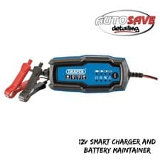 Image of Draper - 12V Smart Charger and Battery Maintainer, 2A